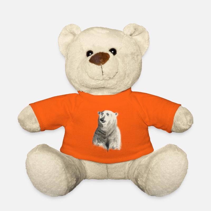 Eisbär - Teddy - Goldorange