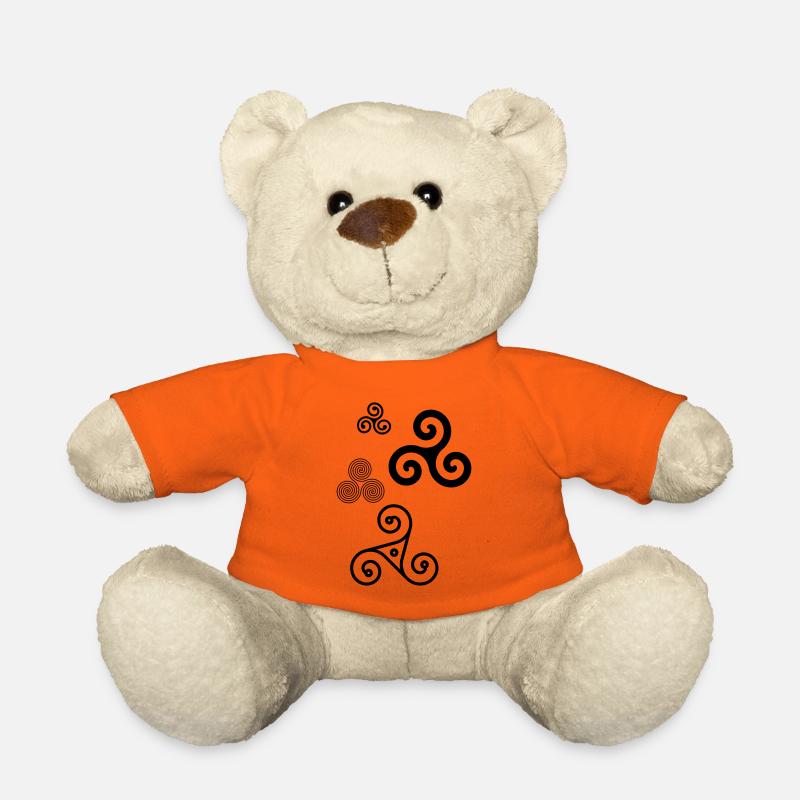 triskele Bretagne 2 - Nounours - orange doré