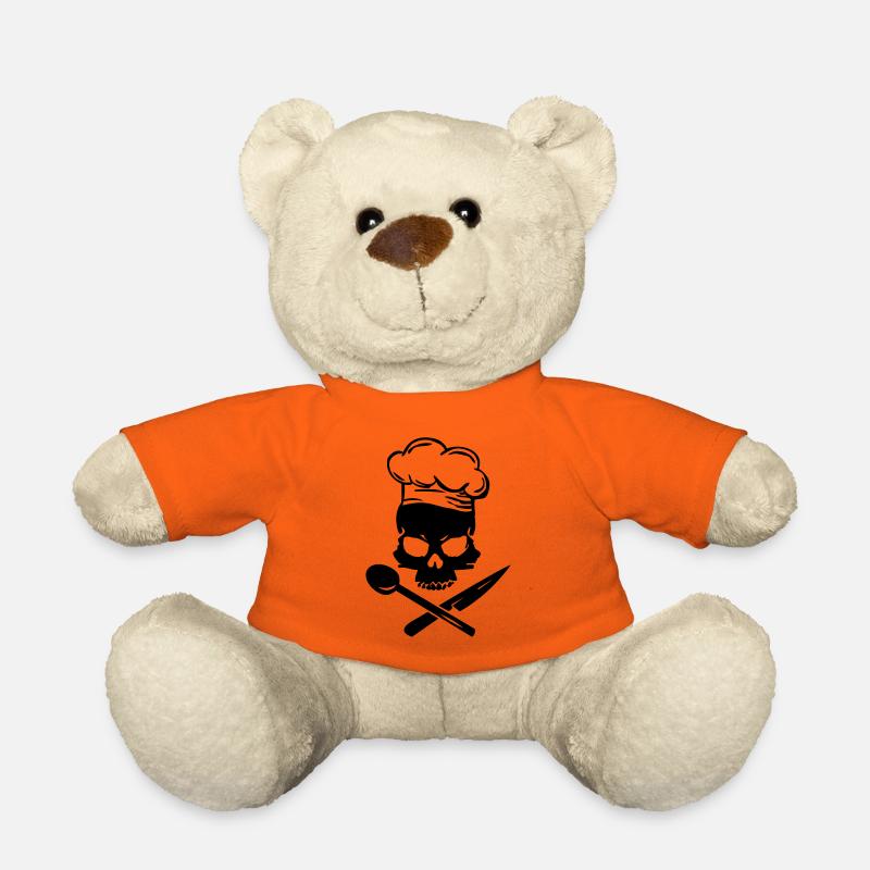 Cooking Skull - Teddy - Goldorange