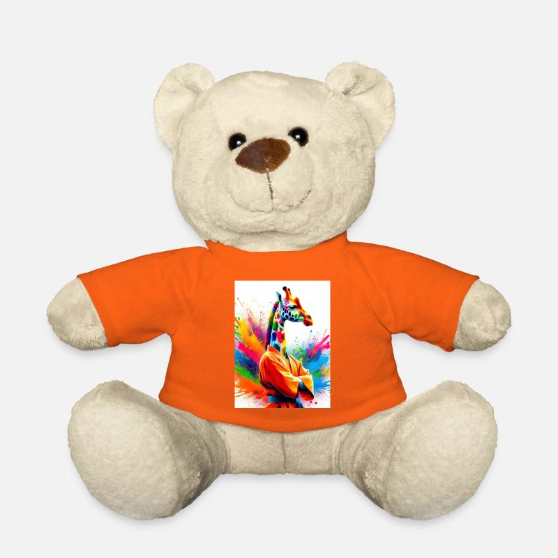 Karate Giraffe - Teddy - Goldorange