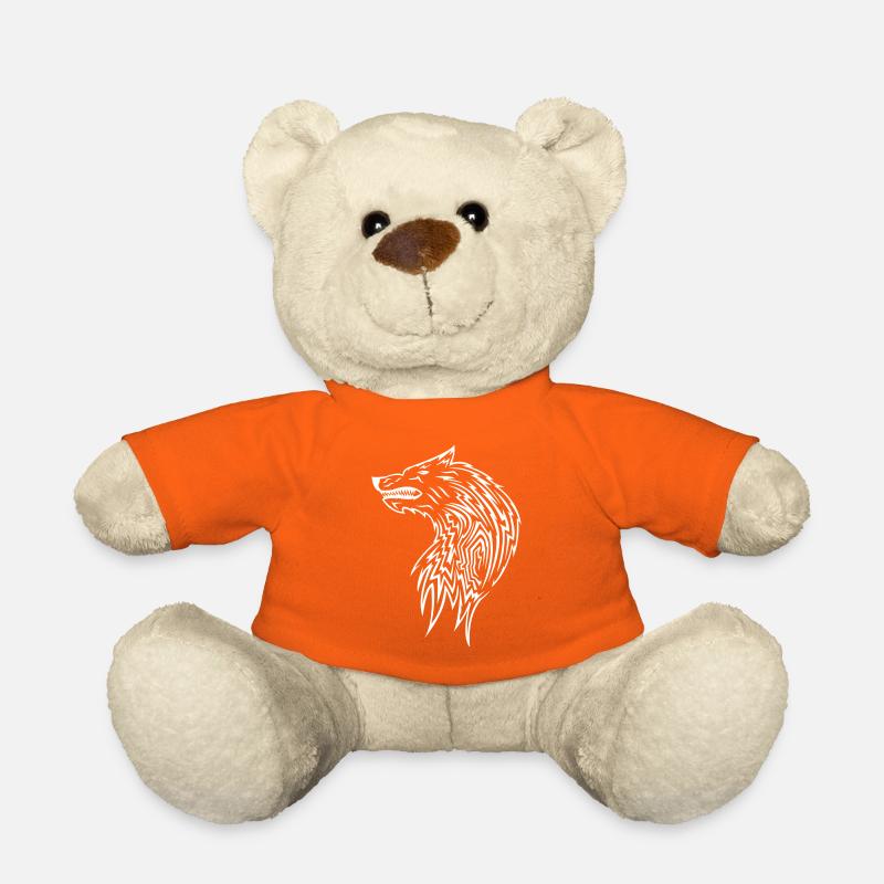 wolf - Teddy - Goldorange