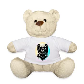 The Heart of Death ☠ - Teddy Bear - golden orange - Front