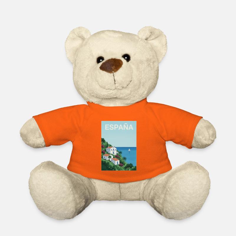 Spanische Küstenidylle - Teddy - Goldorange