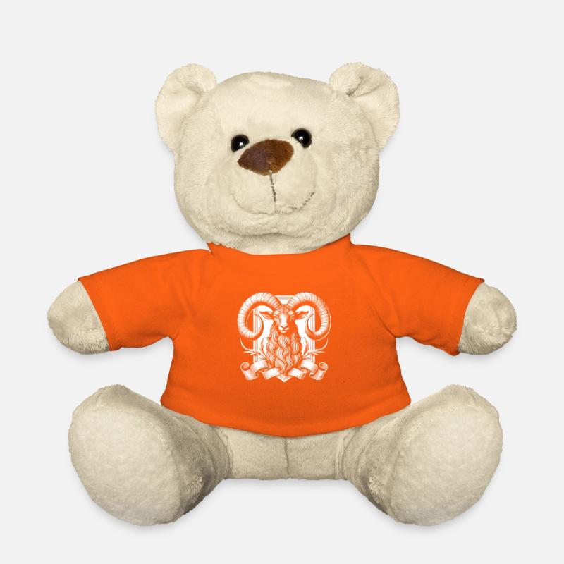 Schafbock - Teddy - Goldorange