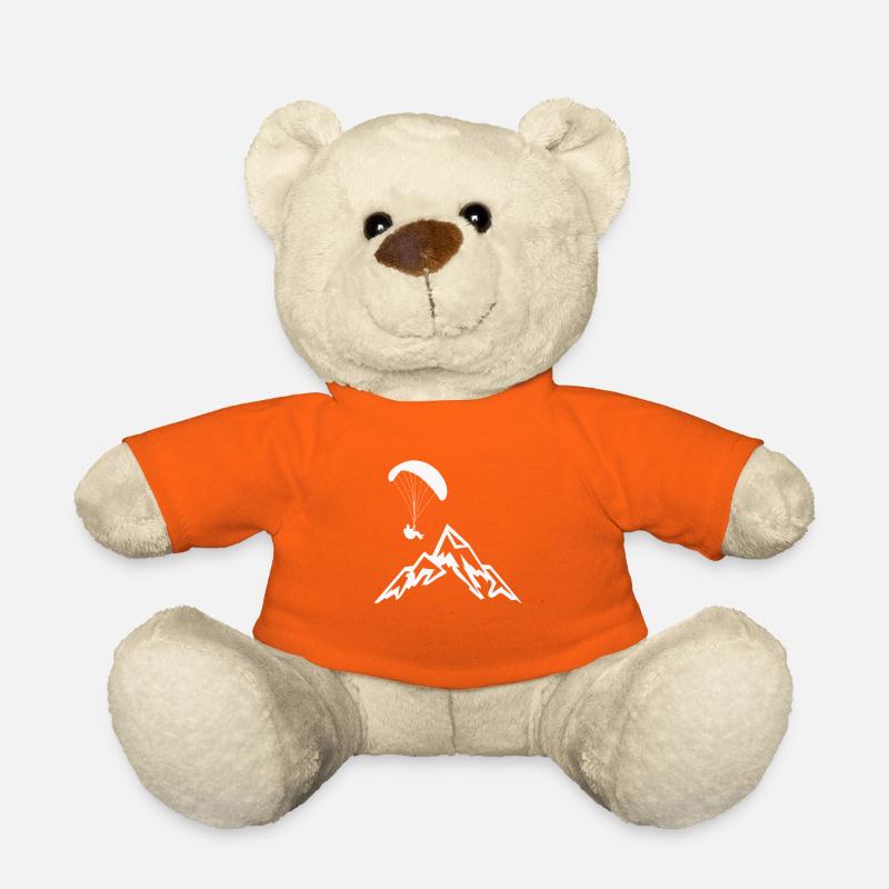 Gleitschirmflieger Fallschirmspringer - Teddy - Goldorange