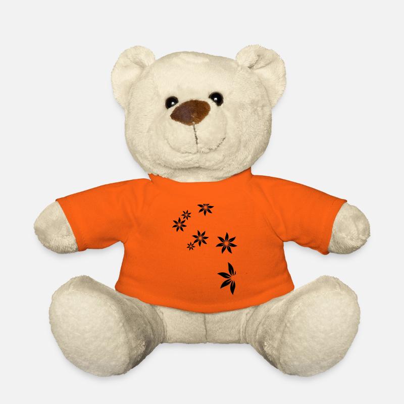 Flowers, deco, flower - Teddy Bear - golden orange