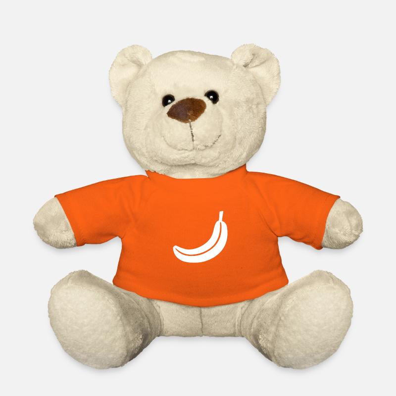 Banane Symbol Selbstgestalten - Teddy - Goldorange