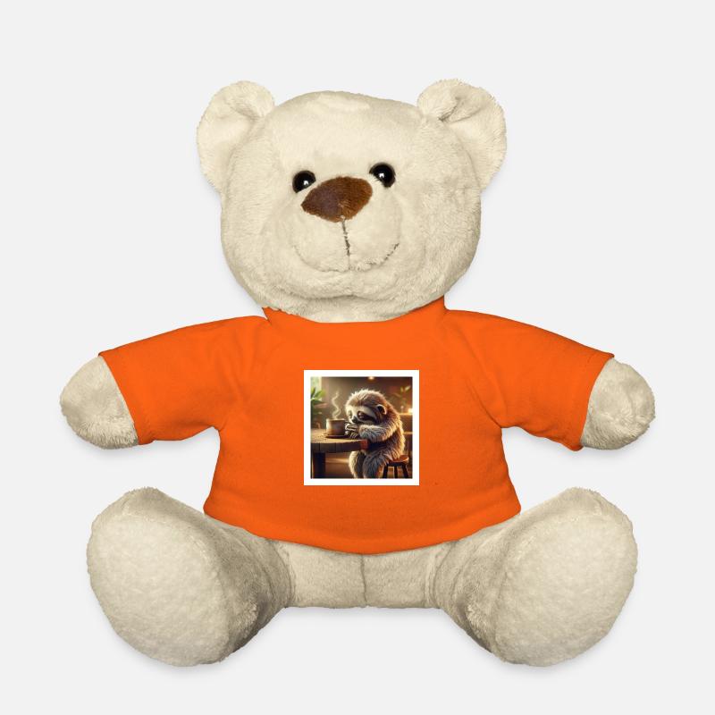 Faultier Morgenkaffee - Teddy - Goldorange