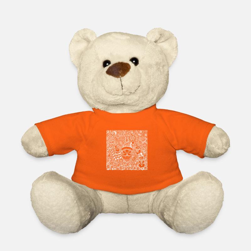Noël - Nounours - orange doré