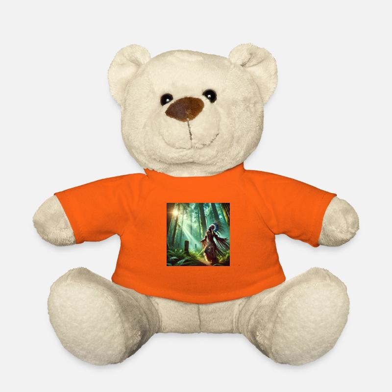 Chaman en transe (A) - Nounours - orange doré