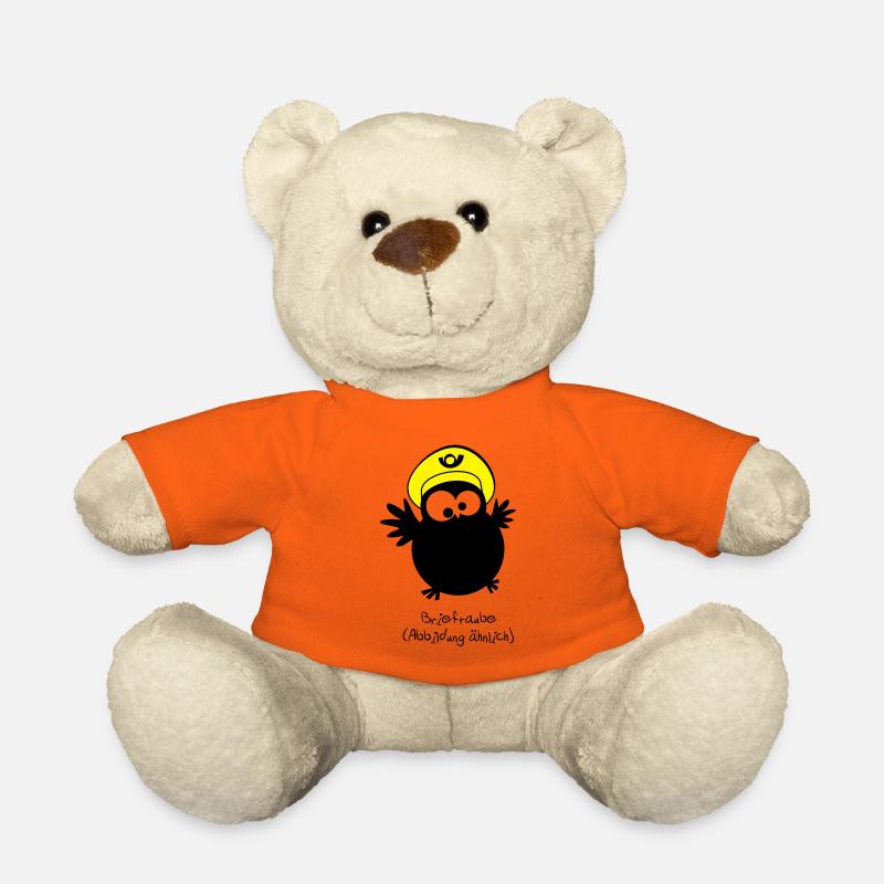 EULE // Brieftaube (Abbildung ähnlich) - Teddy - Goldorange