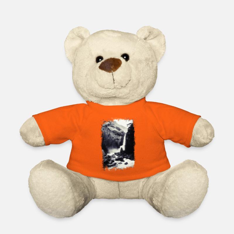 Wasserfall in der Wildnis - Teddy - Goldorange