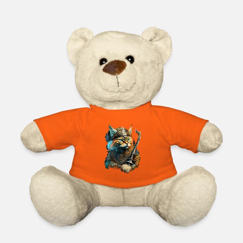 Wikinger-Katze - Teddy - Goldorange
