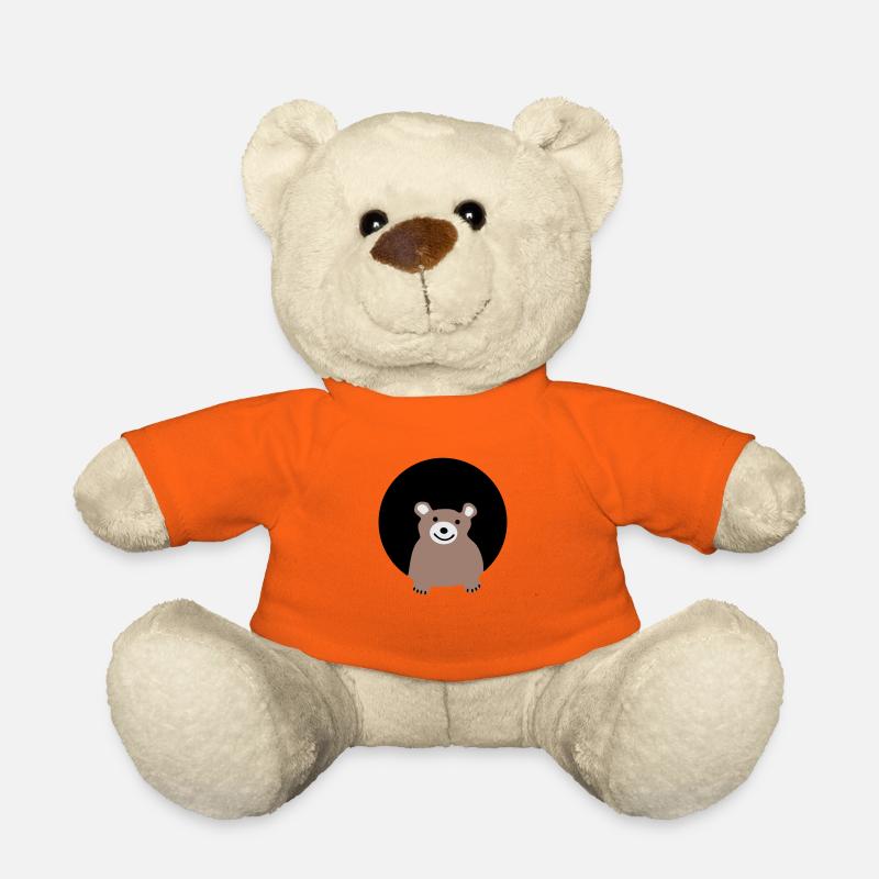 Bär - Teddy - Goldorange