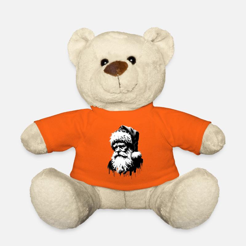 Weihnachtsmann bringt Ugly Christmas Geschenke - Teddy - Goldorange