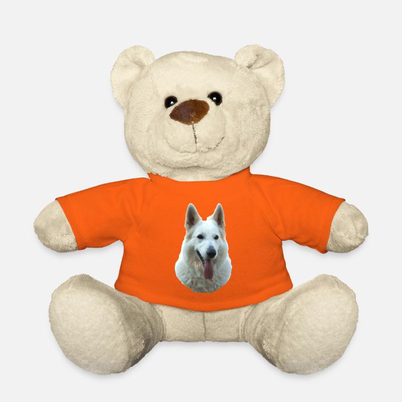 white Lady Portrait - Teddy - Goldorange