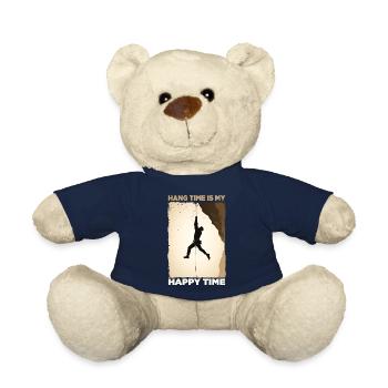 Conception de motivation pour grimpeur suspendu - Nounours - bleu marine - Devant
