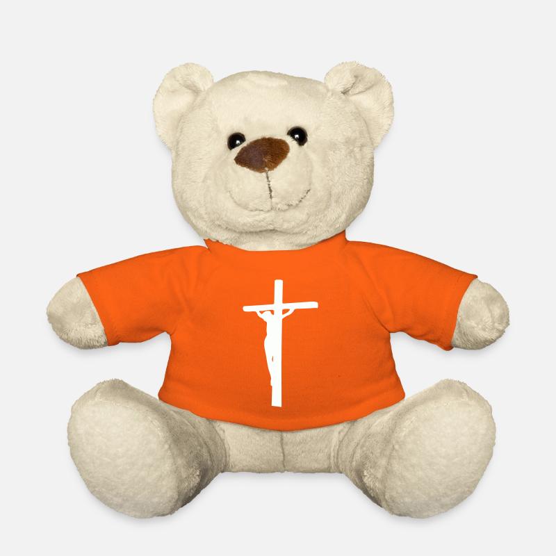 Croisez Jésus - Nounours - orange doré
