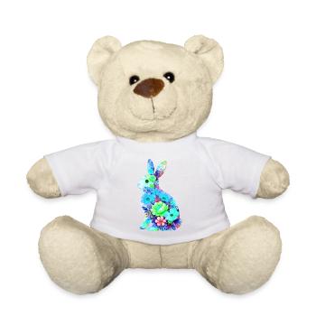 Hase Aquarell Ostern Silhouette - Teddy - Goldorange - Vorne