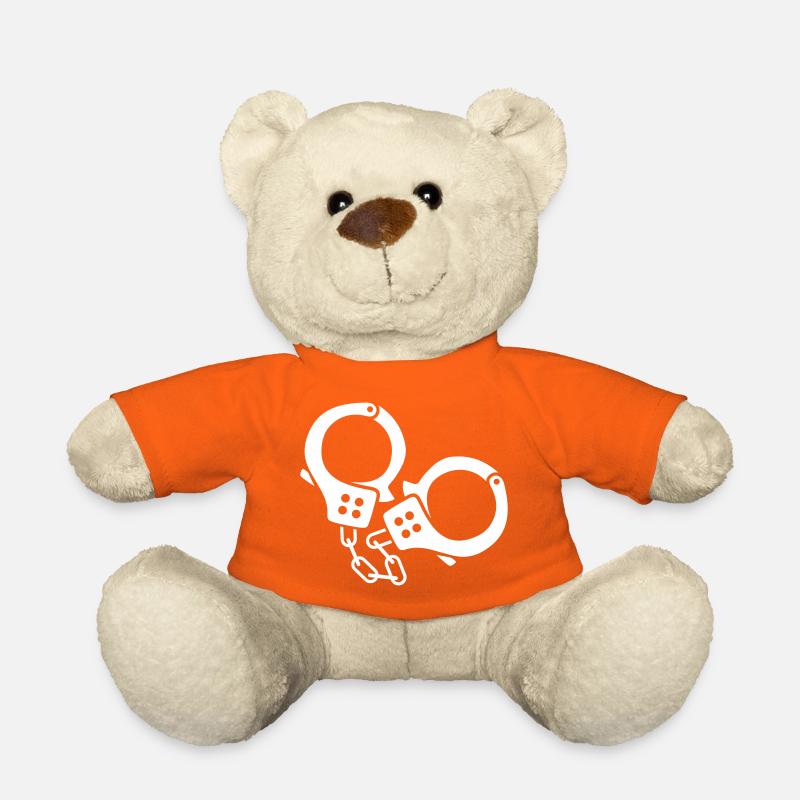 menottes - Nounours - orange doré