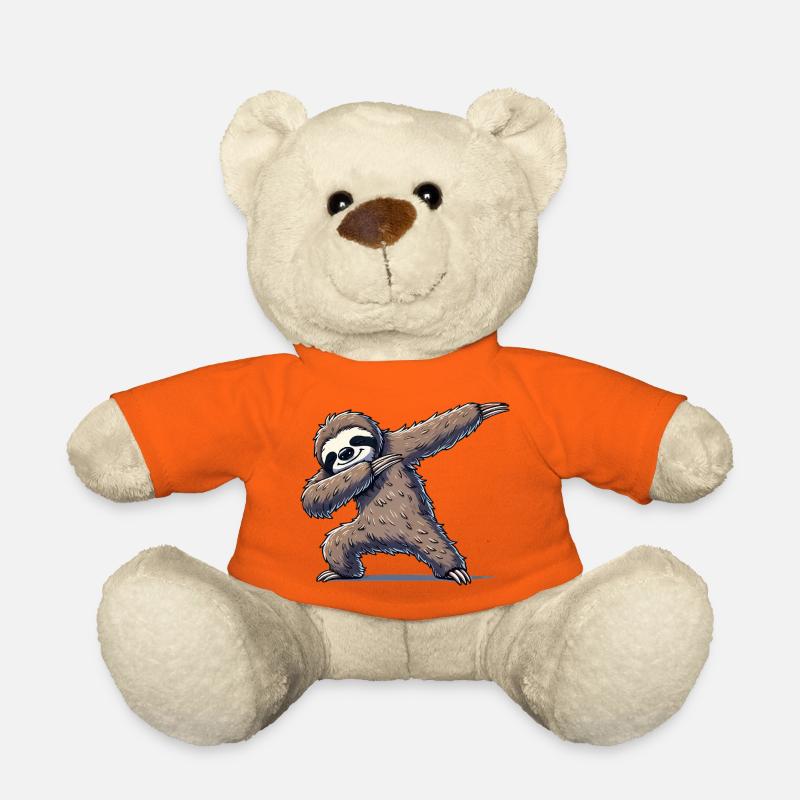 Faultier Dabbing - Teddy - Goldorange