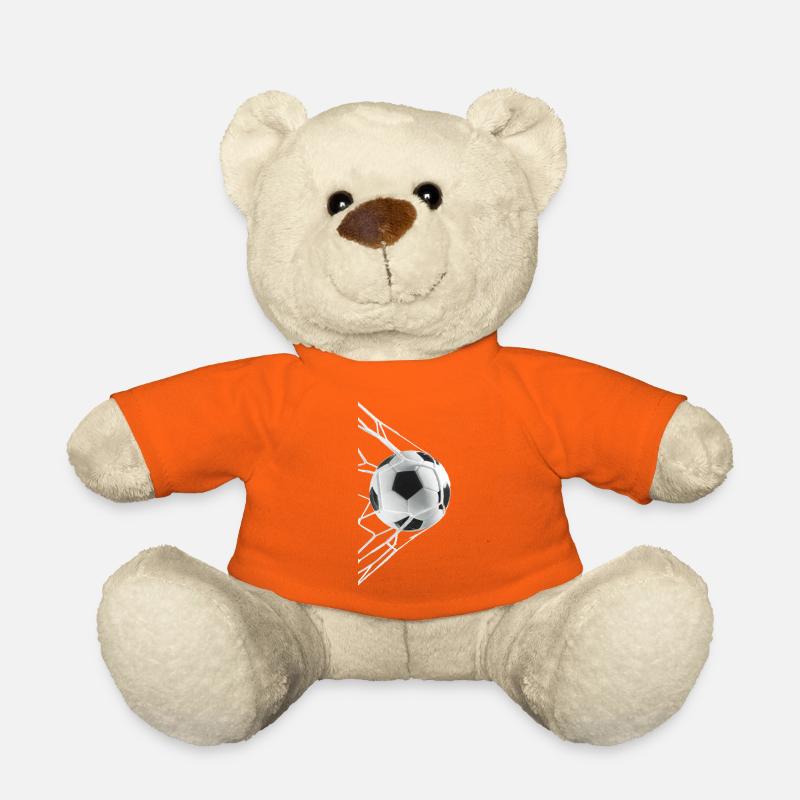Fußball - Teddy - Goldorange
