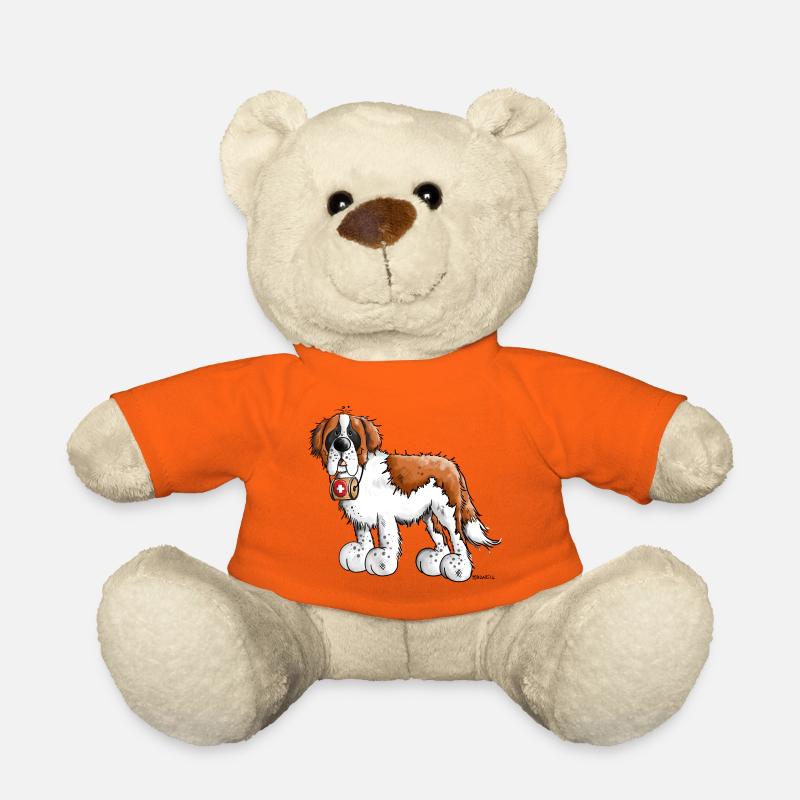 Saint Bernard - Nounours - orange doré