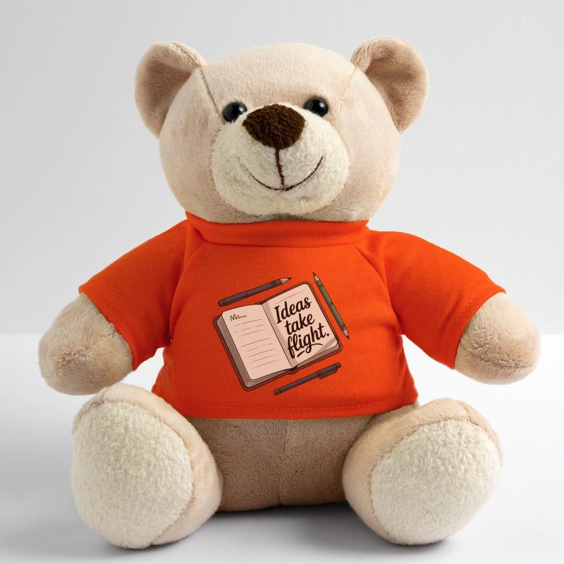 Ideas Take Flight Notebook Art Teddy Bear