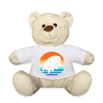 Tardigrade Tardigrade Tardigrade Water Bear - Teddy Bear - golden orange - Front