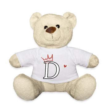 Herzkronen-Brief - Teddy - Goldorange - Vorne