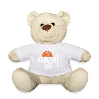 Class of 2026 basketball senior 26 player team tee - Teddy Bear - golden orange - Front