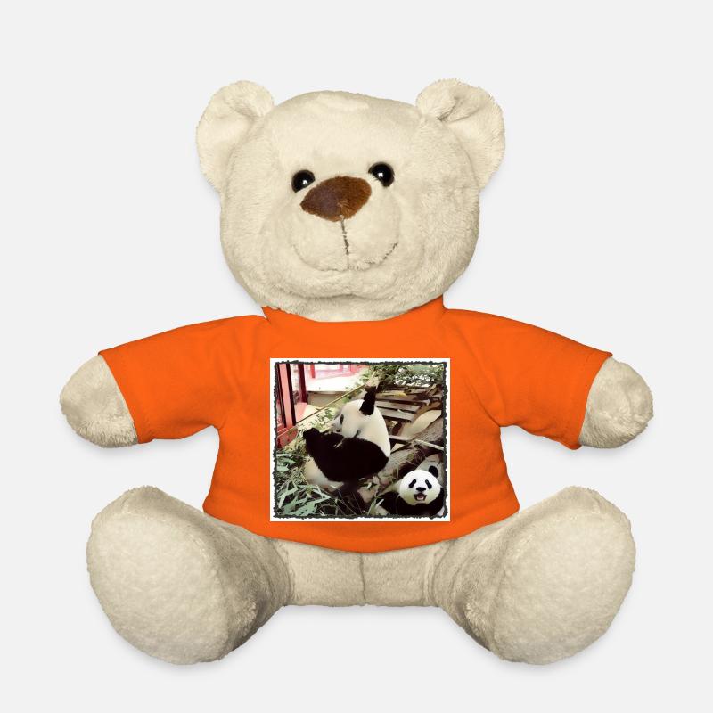 Panda mode on - Teddy Bear - golden orange