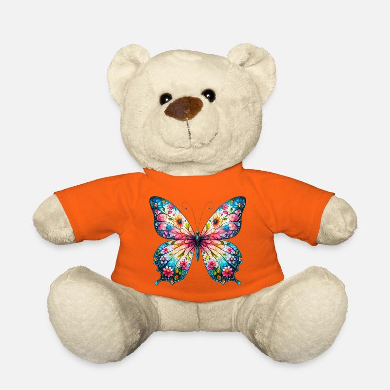 Schmetterling - Teddy - Goldorange