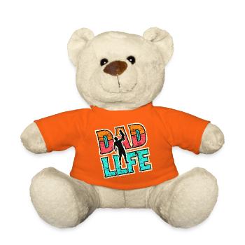 Vie de papa, cadeau des pères - Nounours - orange doré - Devant