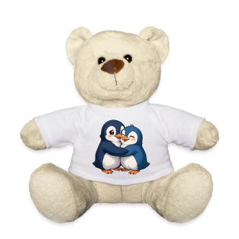 Kuschelige Pinguin-Umarmung - Teddy - Goldorange - Vorne