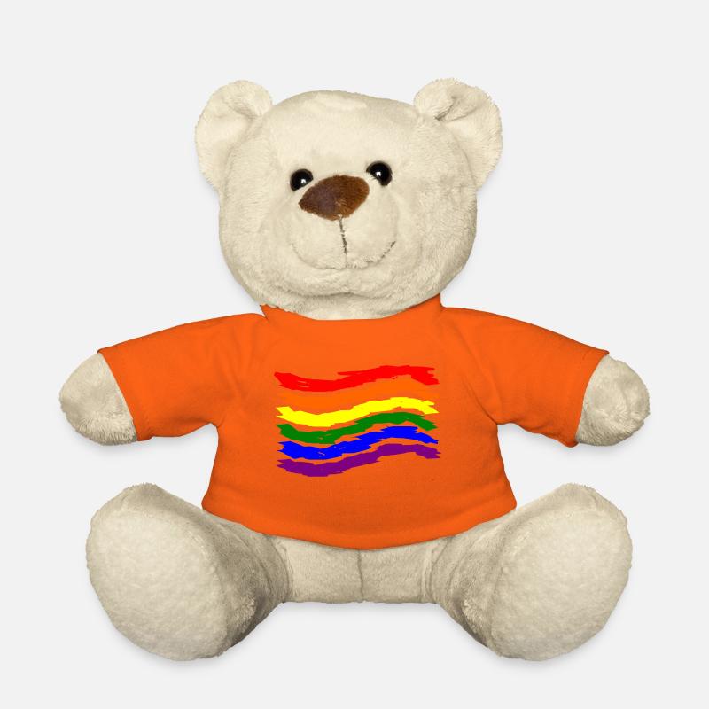 lgbt - Nounours - orange doré