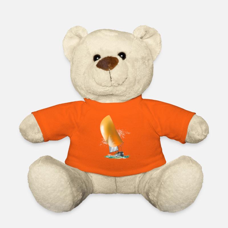 Segelboot - Teddy - Goldorange