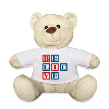 Believe 2 - Teddy Bear - golden orange - Front