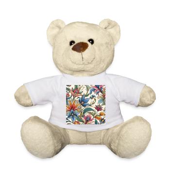 Bunte Pflanzenblumen - Teddy - Goldorange - Vorne