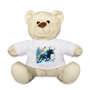 Finance Actions Taureau Taureau Wall Street Cadeau - Nounours - orange doré - Devant