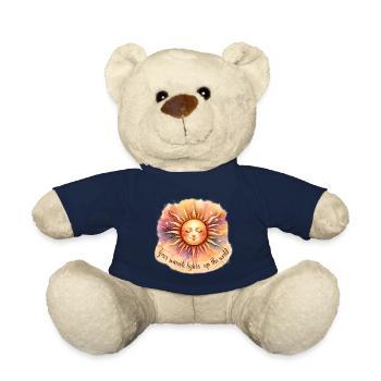 Illumine le monde - Nounours - bleu marine - Devant