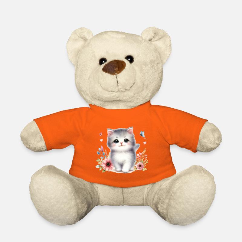 Süße Katze - Teddy - Goldorange