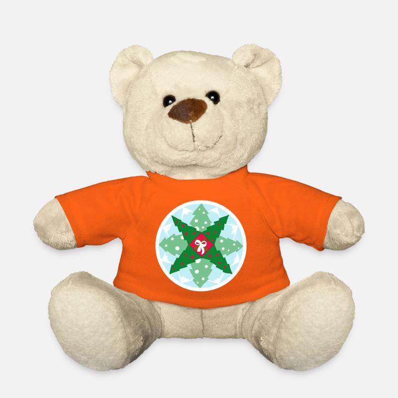 Weihnachtsanleitung - Teddy - Goldorange