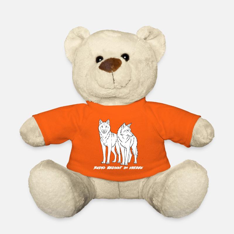 RUDEL BEGINNT IM HERZEN - Teddy - Goldorange