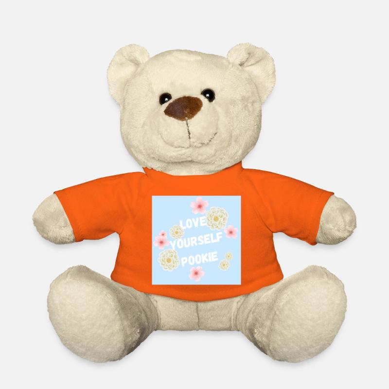 Aimez-vous Pookie Design - Nounours - orange doré