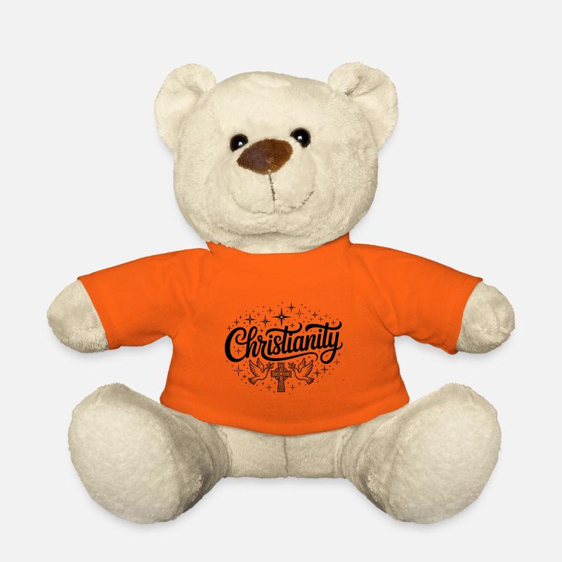 Christentum - Christliches Logo - Teddy - Goldorange