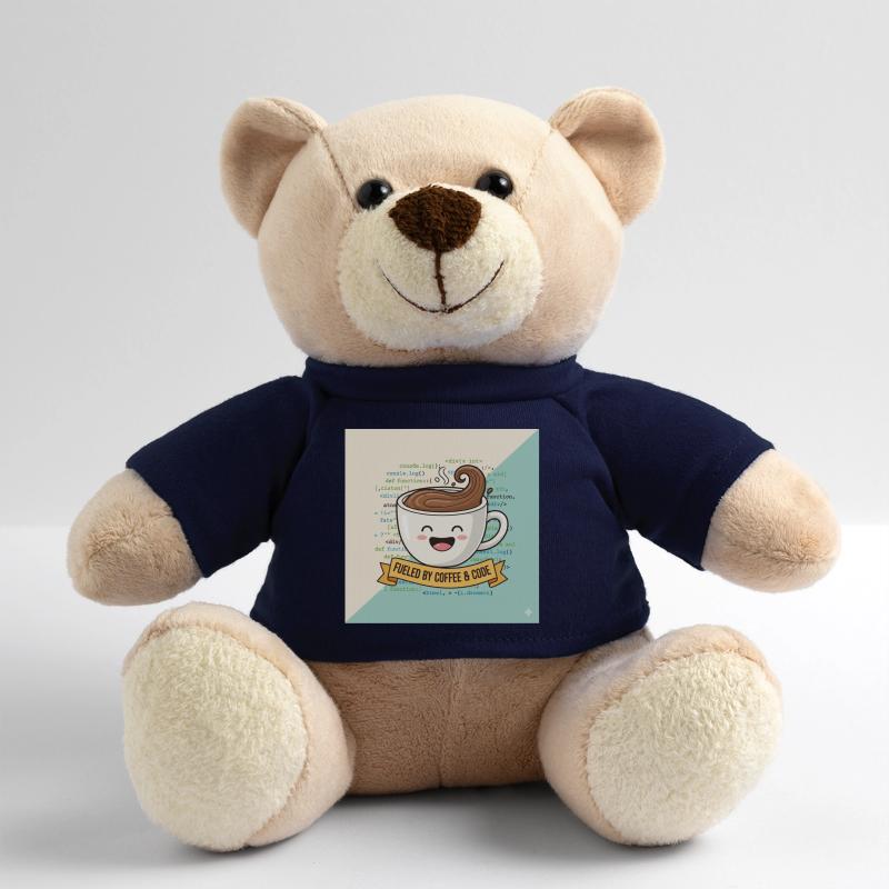 Happy Coffee Becher und Code Teddy