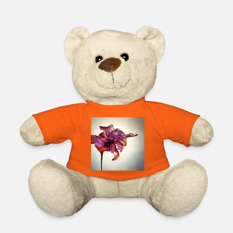 Withered Flower - Teddy Bear - golden orange