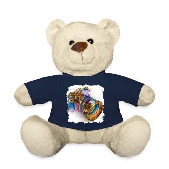 Digitalkamera als CAD-Design Blaupause - Teddy - French Navy - Vorne