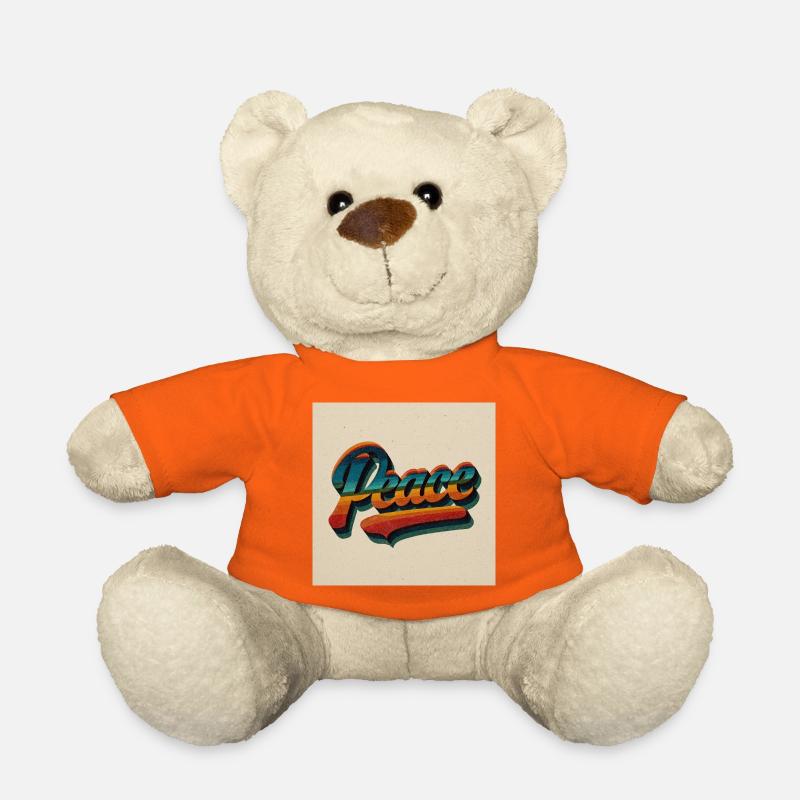 Vintage Peace Vibes - Teddy - Goldorange